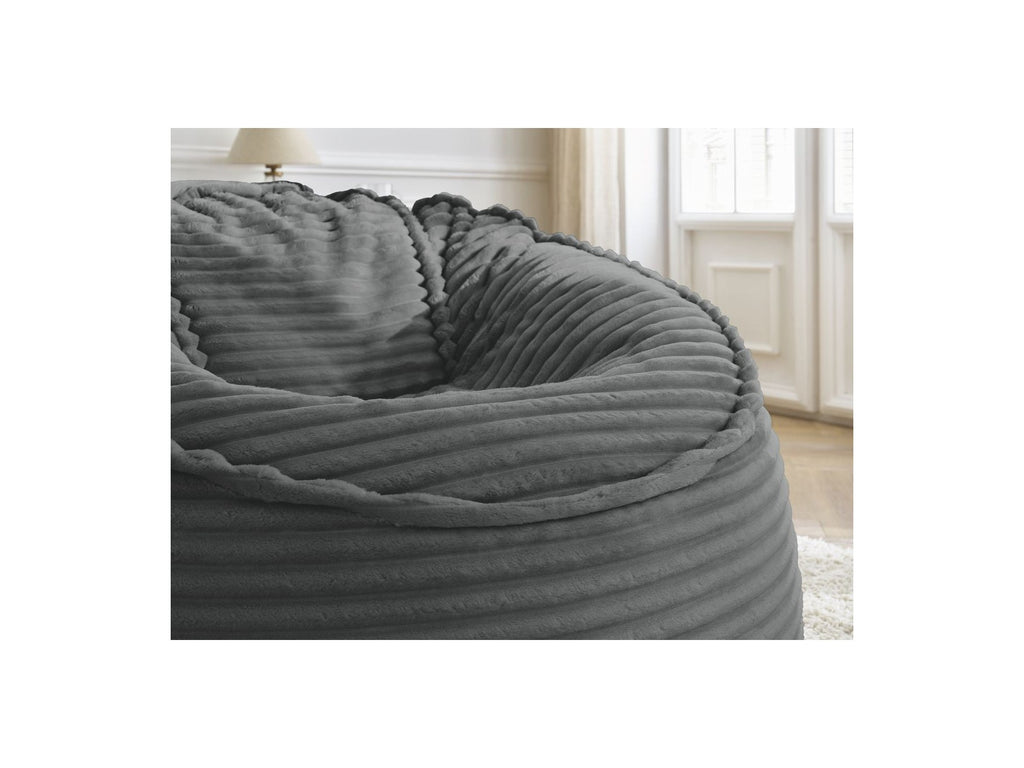 Socrate - Grand Pouf Ultra Moelleux - Velours Côtelé Doux