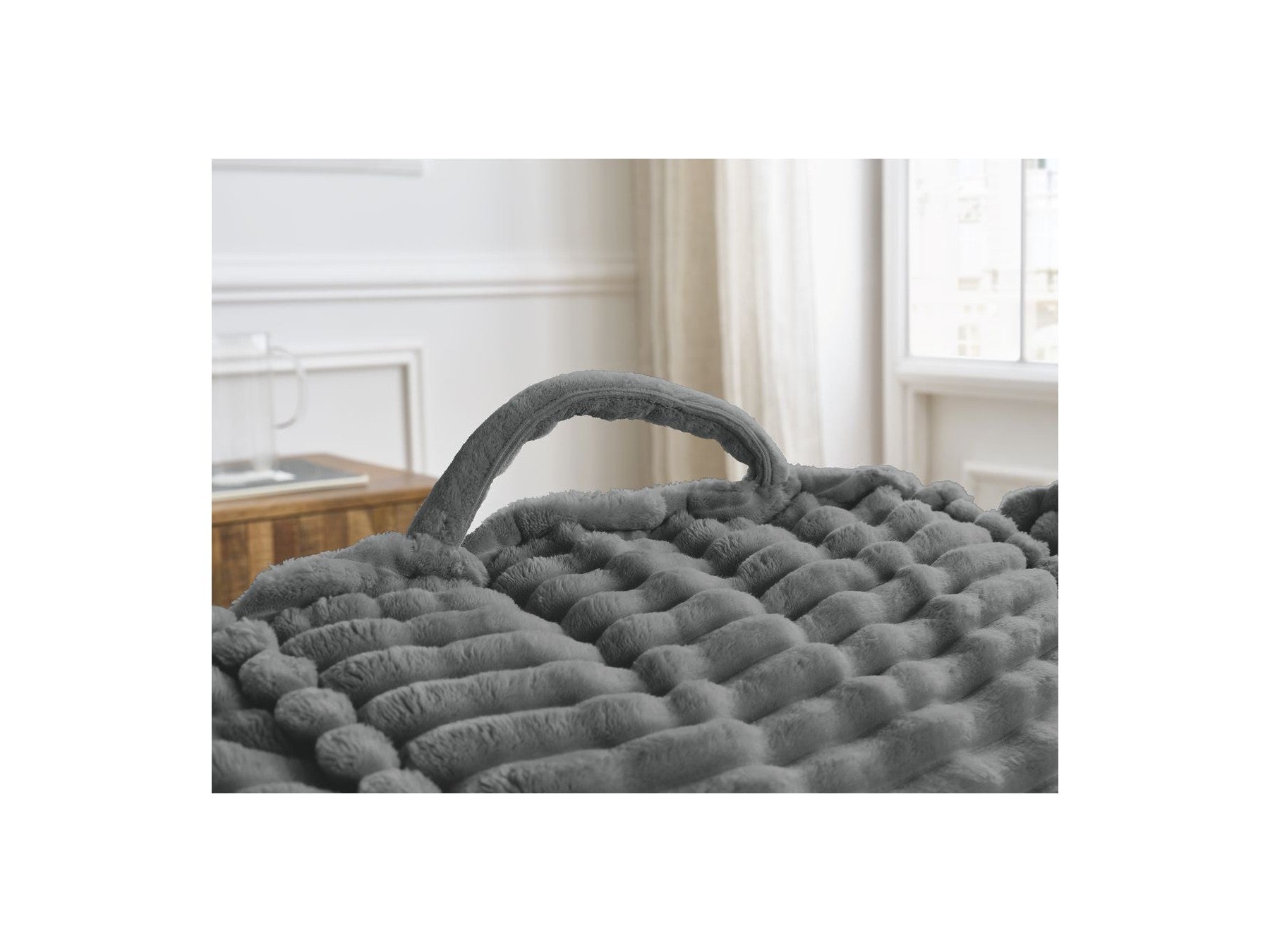 Socrate - Grand Pouf Ultra Moelleux - Velours Côtelé Doux