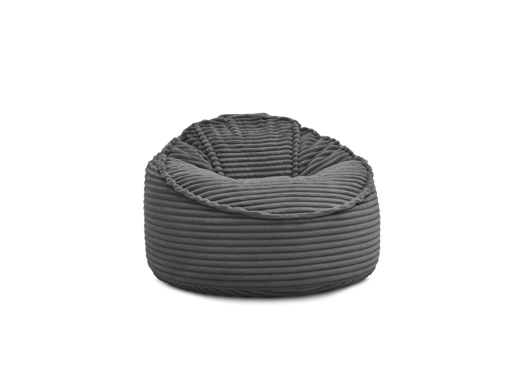 Socrate - Grand Pouf Ultra Moelleux - Velours Côtelé Doux