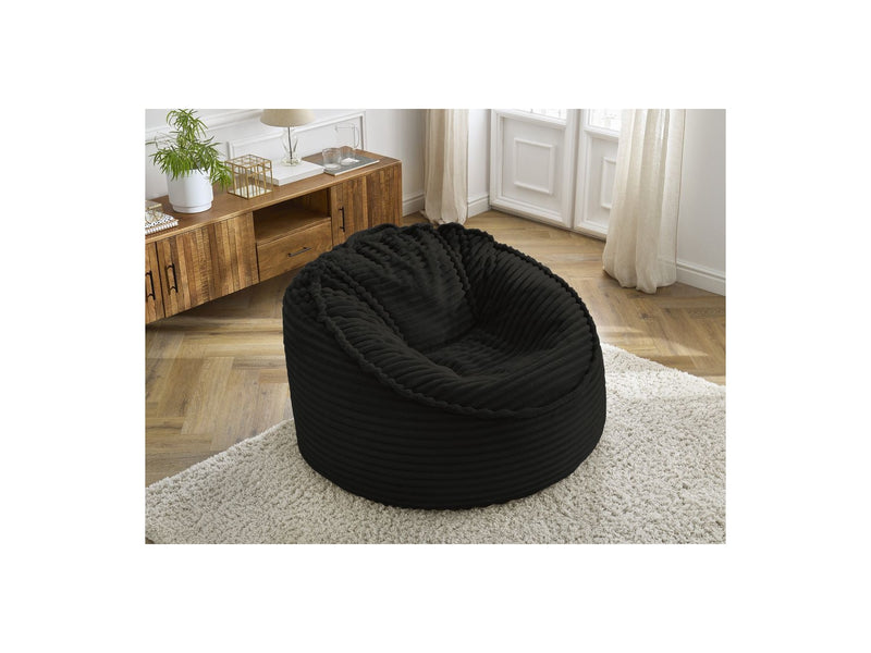 Grand Pouf Ultra Moelleux - Socrate - Velours Côtelé Doux