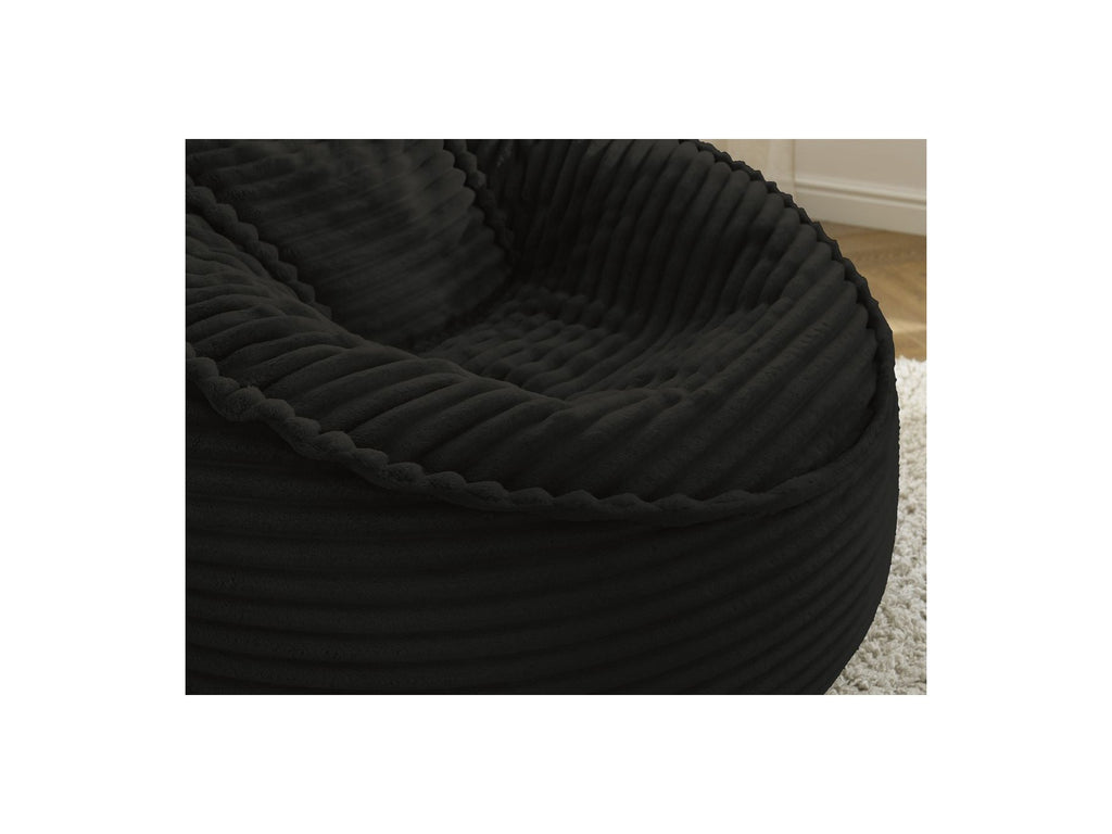 Socrate - Grand Pouf Ultra Moelleux - Velours Côtelé Doux
