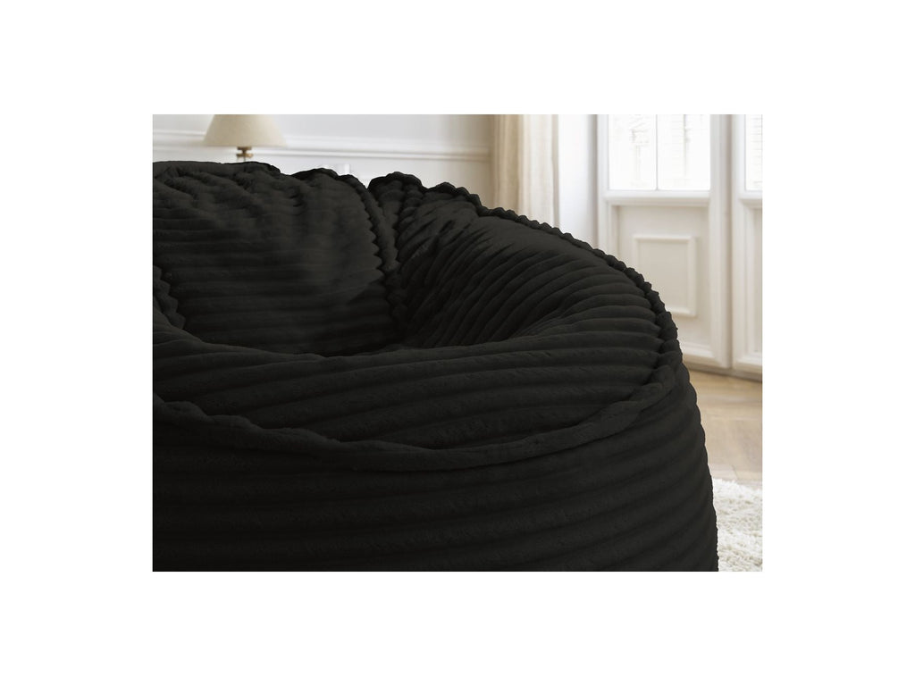 Socrate - Grand Pouf Ultra Moelleux - Velours Côtelé Doux