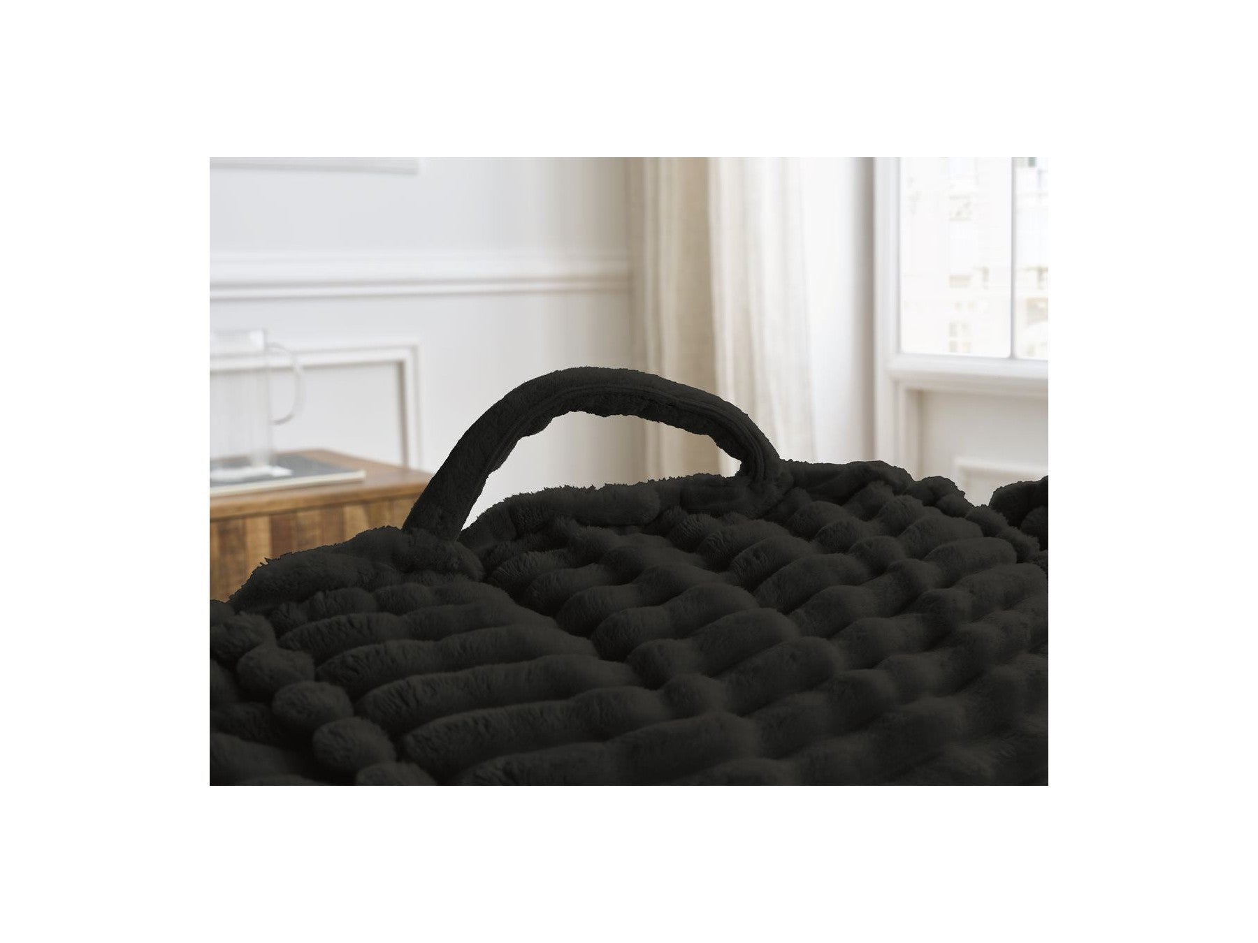 Socrate - Grand Pouf Ultra Moelleux - Velours Côtelé Doux