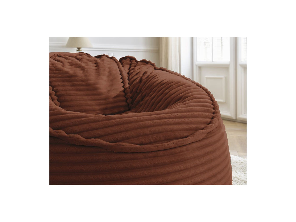 Socrate - Grand Pouf Ultra Moelleux - Velours Côtelé Doux