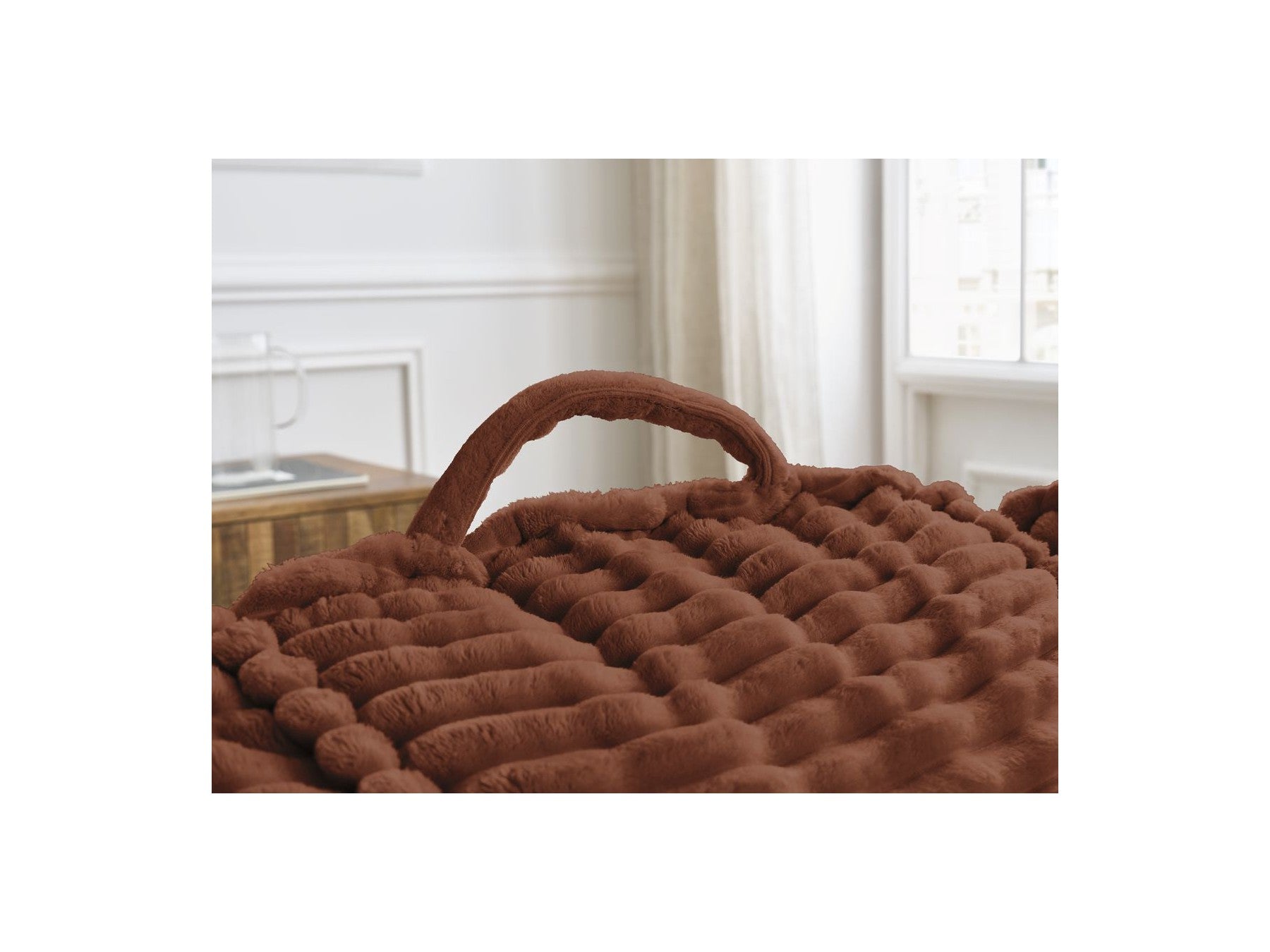 Socrate - Grand Pouf Ultra Moelleux - Velours Côtelé Doux