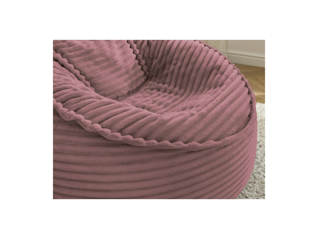 Socrate - Grand Pouf Ultra Moelleux - Velours Côtelé Doux