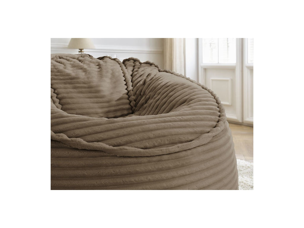 Socrate - Grand Pouf Ultra Moelleux - Velours Côtelé Doux