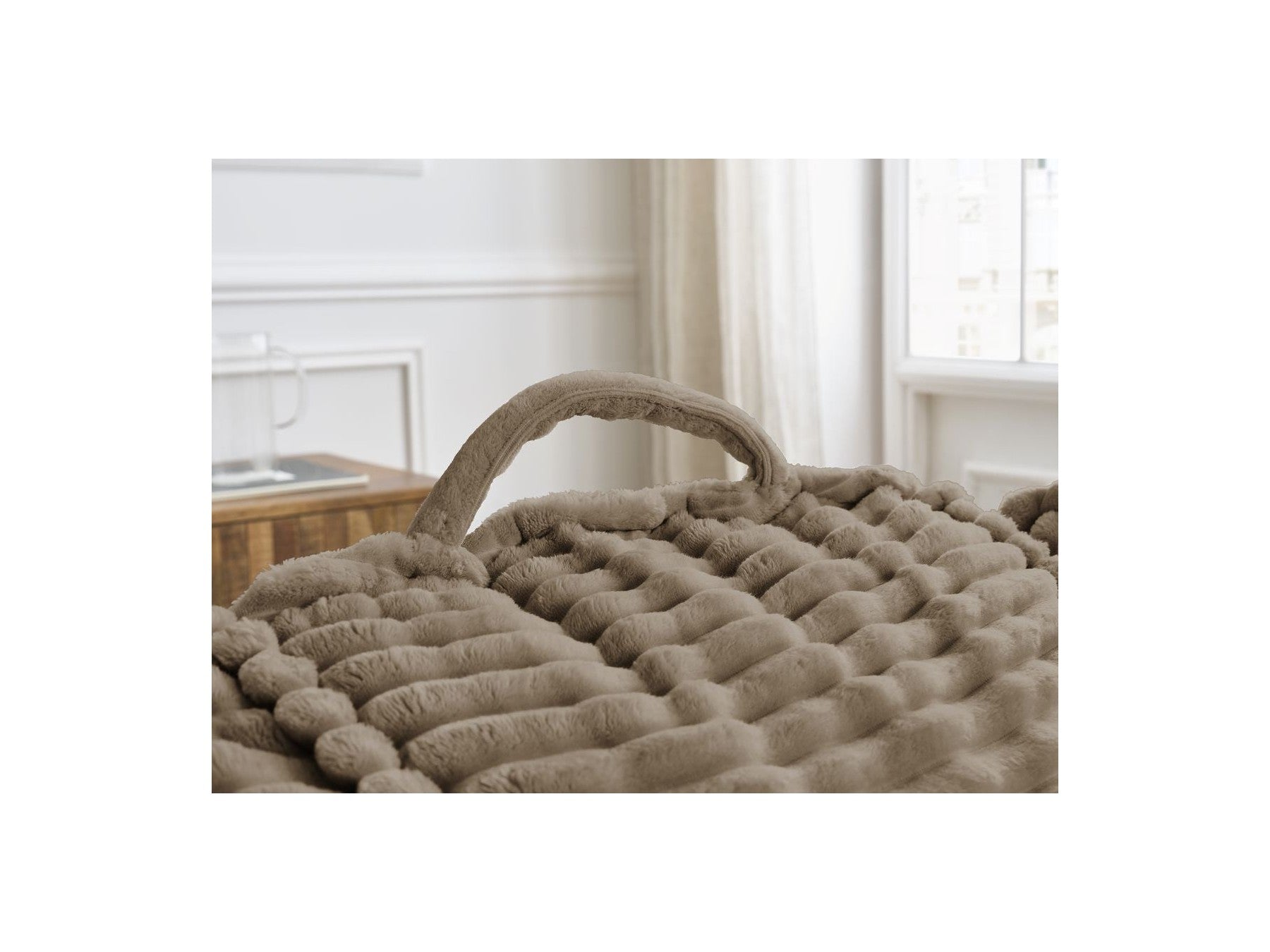 Socrate - Grand Pouf Ultra Moelleux - Velours Côtelé Doux