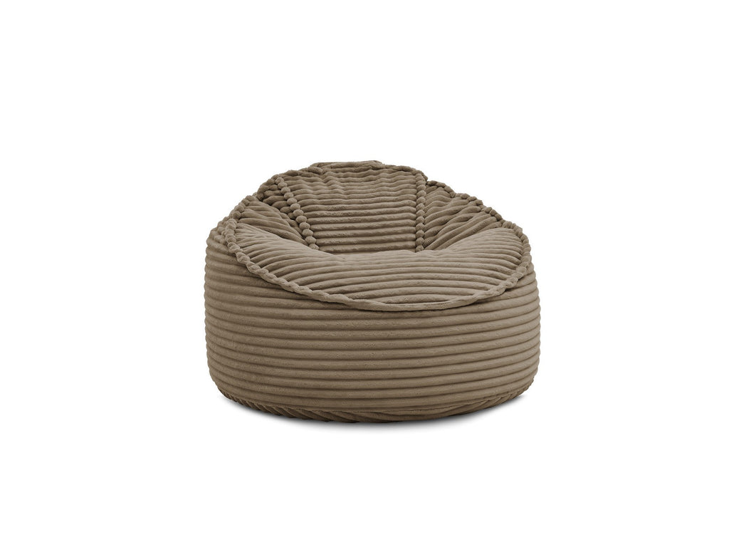 Socrate - Grand Pouf Ultra Moelleux - Velours Côtelé Doux