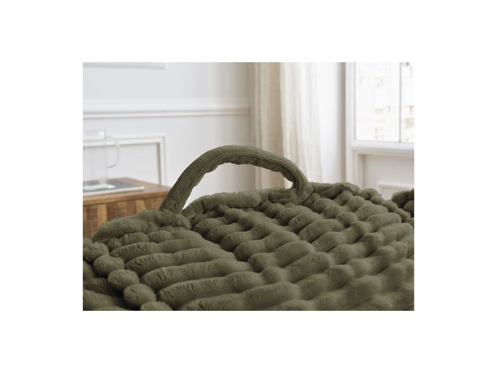 Socrate - Grand Pouf Ultra Moelleux - Velours Côtelé Doux