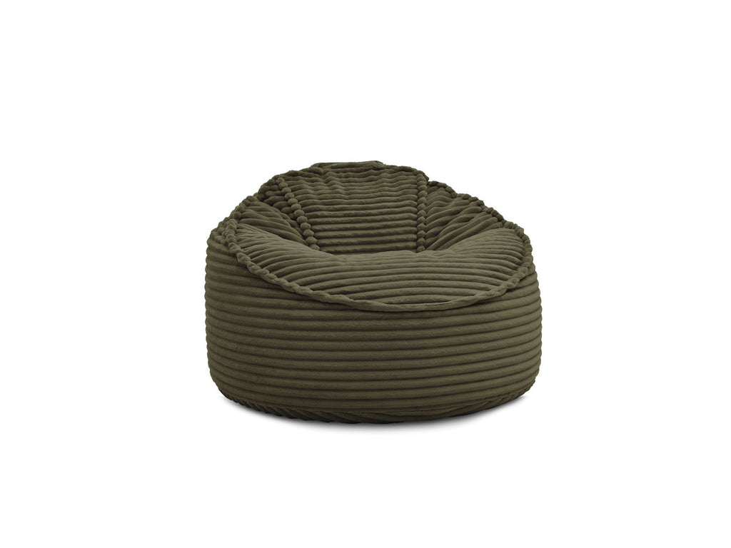 Socrate - Grand Pouf Ultra Moelleux - Velours Côtelé Doux