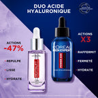 Sueros dúo: suero voluminizador Revitalift Filler y suero Power Age antienvejecimiento