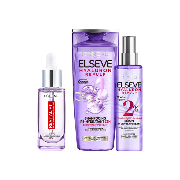 Routine Beauté Visage & Cheveux Acide Hyaluronique