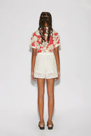 BARTH SMILE WHITE SHORTS