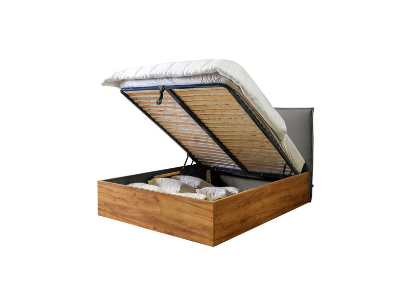 Lit Coffre Rangement Xl - Cara - Anthracite