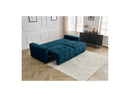 Arsene - Canapé Droit Convertible Coffre - Tissu Velours