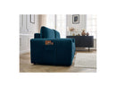 Arsene - Canapé Droit Convertible Coffre - Tissu Velours