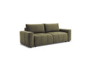 Arsene - Canapé Droit Convertible Coffre - Tissu Velours