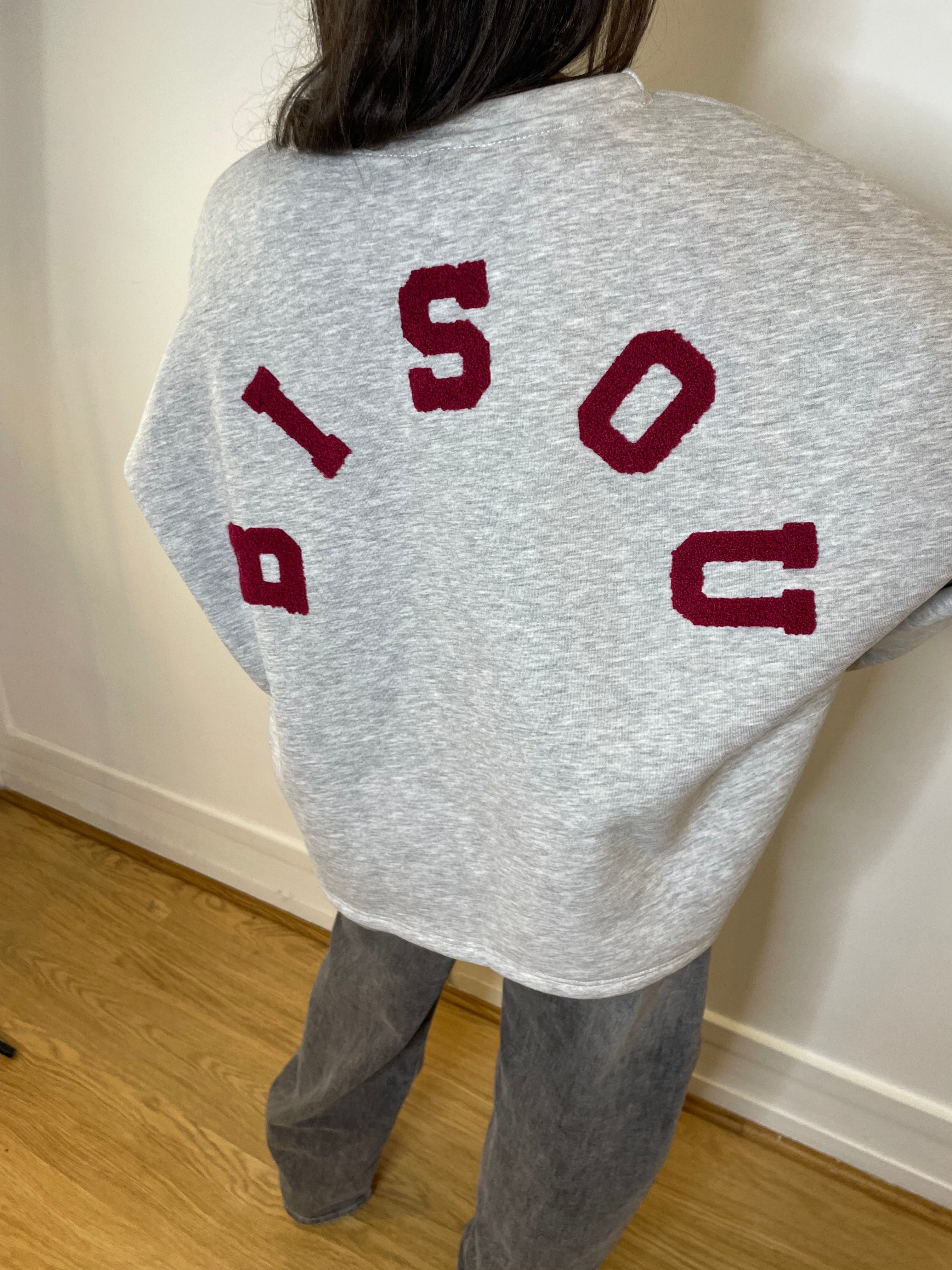 Sweat Bisou - Gris