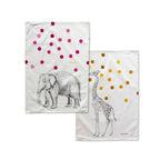 Strofinacci (Set da 2) Savanna - Multicolore