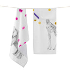 Strofinacci (Set da 2) Savanna - Multicolore