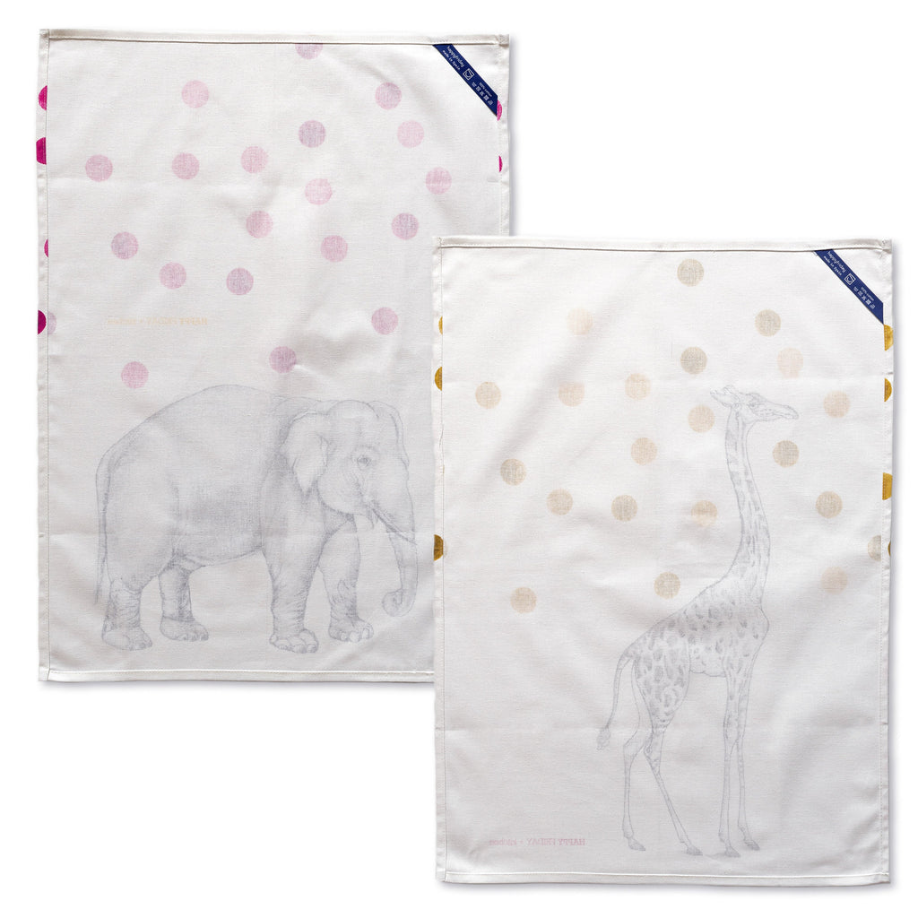 Strofinacci (Set da 2) Savanna - Multicolore