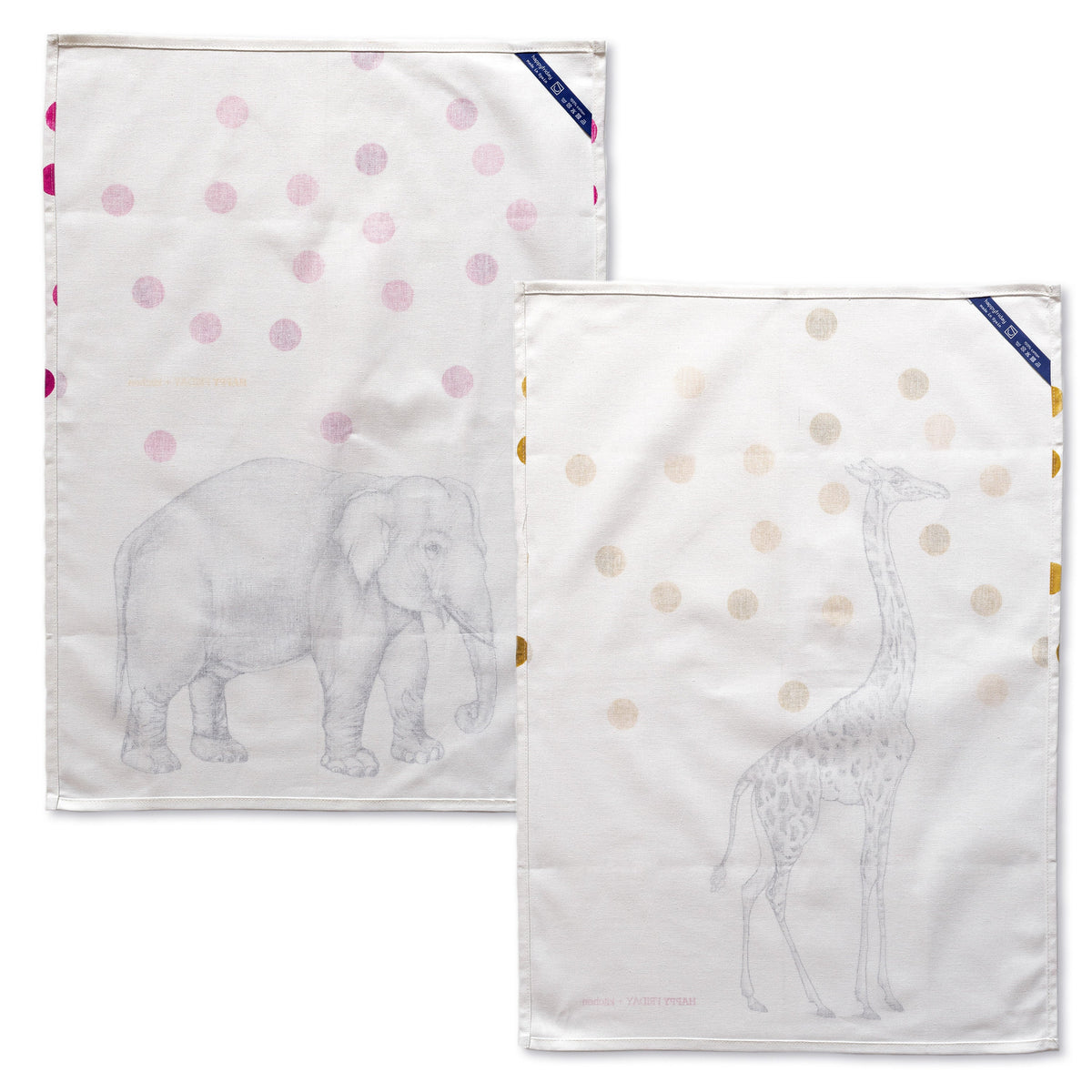 Strofinacci (Set da 2) Savanna - Multicolore