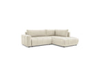 Arsene - Canapé D'Angle L Convertible Coffre - Velours - Angle Droit