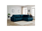 Arsene - Canapé D'Angle L Convertible Coffre - Velours - Angle Droit