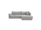 Arsene - Canapé D'Angle L Convertible Coffre - Velours - Angle Droit