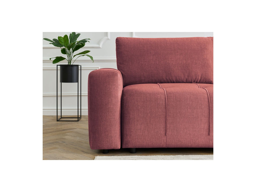 Arsene - Canapé D'Angle L Convertible Coffre - Velours - Angle Droit