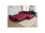 Arsene - Canapé D'Angle L Convertible Coffre - Velours - Angle Droit