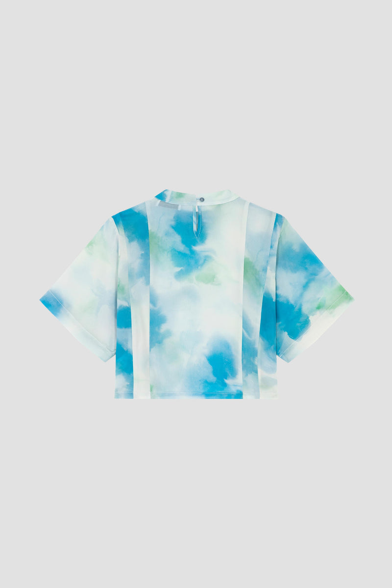 LEON BLOOM SKY BLOUSE