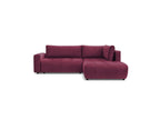 Arsene - Canapé D'Angle L Convertible Coffre - Velours - Angle Droit