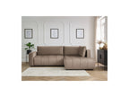 Arsene - Canapé D'Angle L Convertible Coffre - Velours - Angle Droit