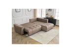 Arsene - Canapé D'Angle L Convertible Coffre - Velours - Angle Droit