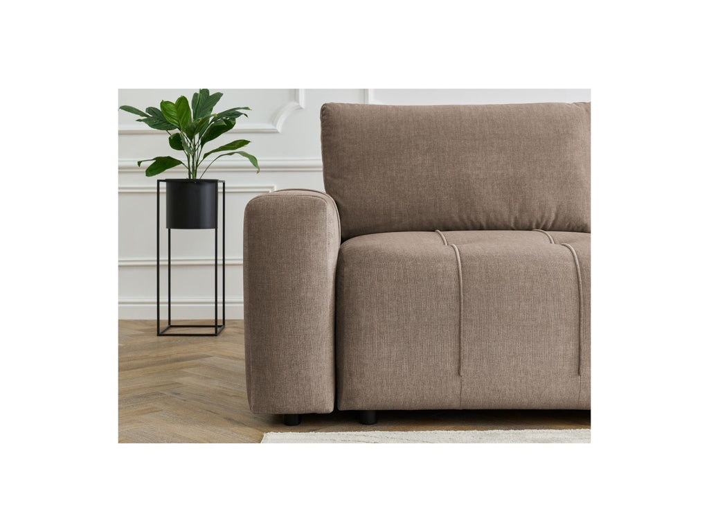 Arsene - Canapé D'Angle L Convertible Coffre - Velours - Angle Droit