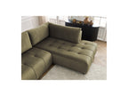 Arsene - Canapé D'Angle L Convertible Coffre - Velours - Angle Droit