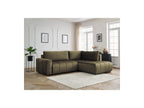 Arsene - Canapé D'Angle L Convertible Coffre - Velours - Angle Droit