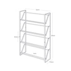 Scarpiera a 4 livelli - Frame - Nero
