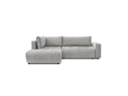 Arsene - Canapé D'Angle L Convertible Coffre - Velours - Angle Gauche