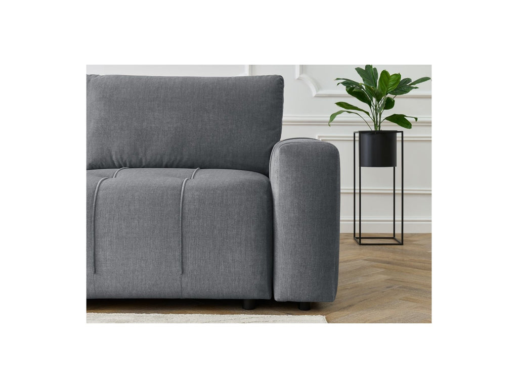 Arsene - Canapé D'Angle L Convertible Coffre - Velours - Angle Gauche