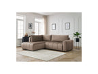 Arsene - Canapé D'Angle L Convertible Coffre - Velours - Angle Gauche