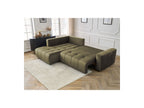 Arsene - Canapé D'Angle L Convertible Coffre - Velours - Angle Gauche