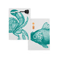 Tea Towel (Pack of 2) Blue Sea - Multicoloured