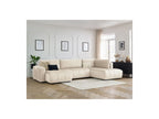 Arsene - Panoramic Sofa Bed with Storage - Velvet - Left-hand Corner
