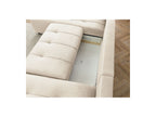 Arsene - Convertible Panoramic Sofa with Storage - Velvet - Right-hand Corner