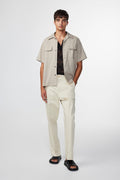 Daniel SS Shirt - Khaki Stone