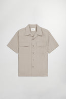 NN07 - Daniel SS Shirt - Khaki Stone
