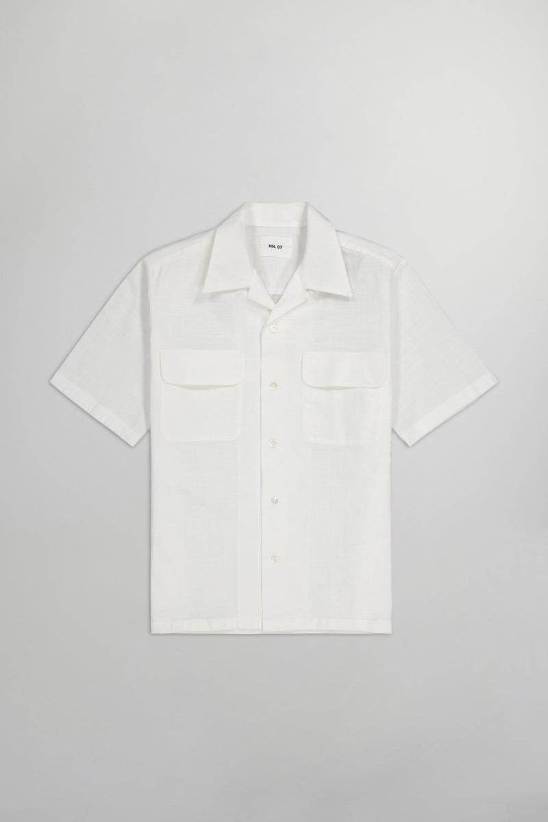 NN07 - Camisa Daniel SS - Blanco roto